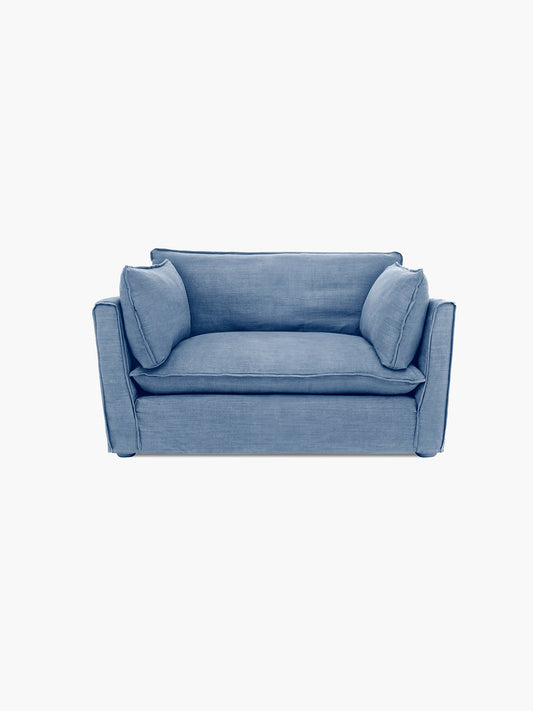 Cocobella Loveseat in Boho Denim