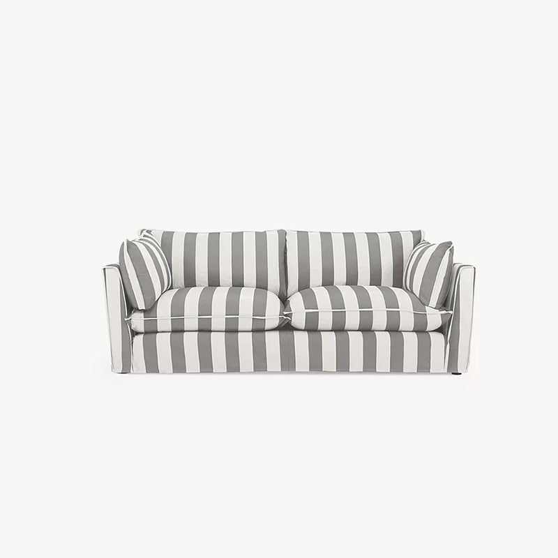 Cocobella 3 Seater Sofa in Garden Grey Stripe