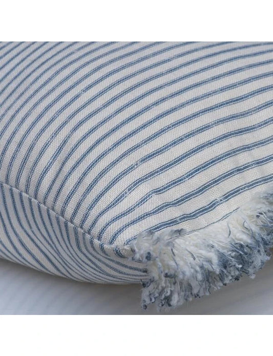 Picket Denim Island Trim Cushion 40x55CM