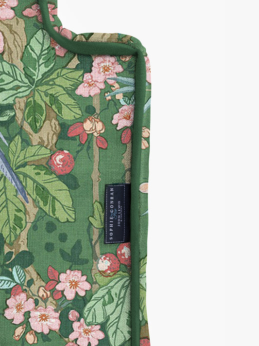 Cocobella RH 2 x 3 seater sofa in Belleville Juniper with Pine Velvet Trim