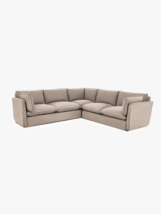 Cocobella 3 x 3 seater sofa in Beatrice Barley