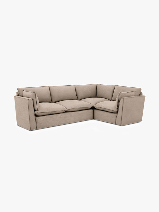 Cocobella LH 3 x 2 seater sofa in Beatrice Barley