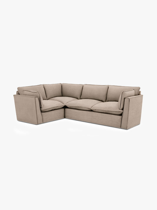 Cocobella RH 2 x 3 seater sofa in Beatrice Barley