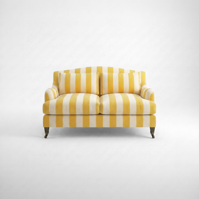 Felix 2 seater sofa in Dandelion Stripes