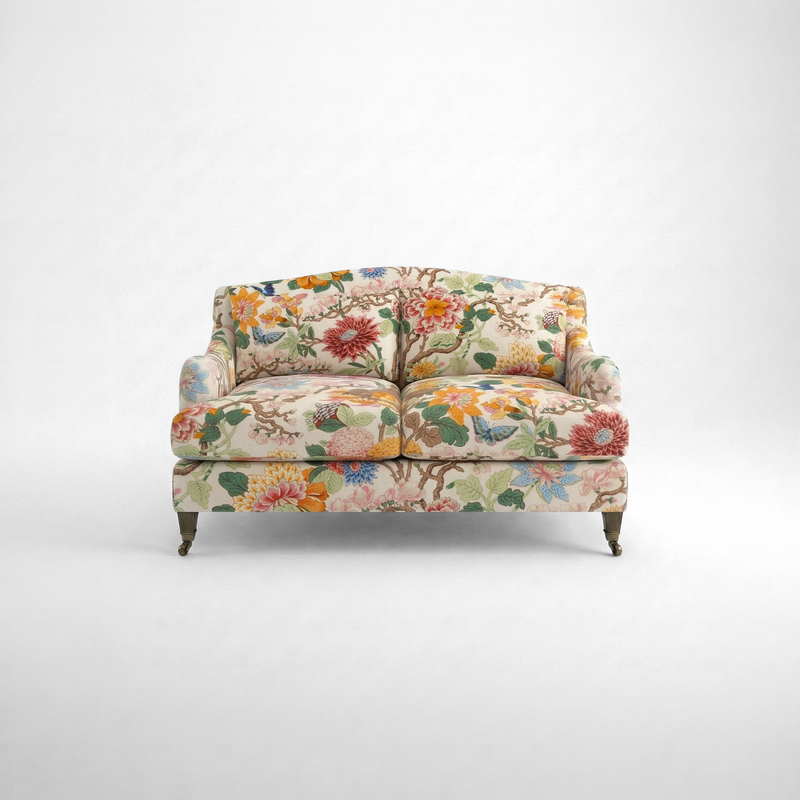 Felix 2 seater sofa in Magnolia Cream Blue