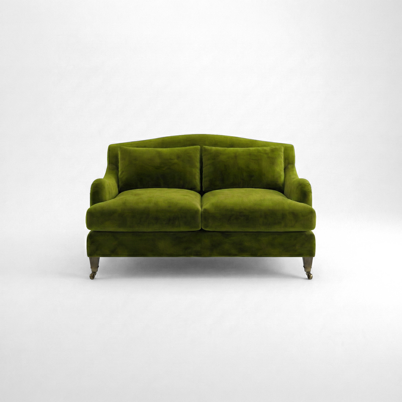 Felix 2 seater sofa in Pelham Moss Velvet