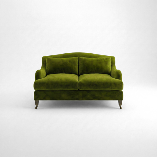 Felix 2 seater sofa in Pelham Moss Velvet