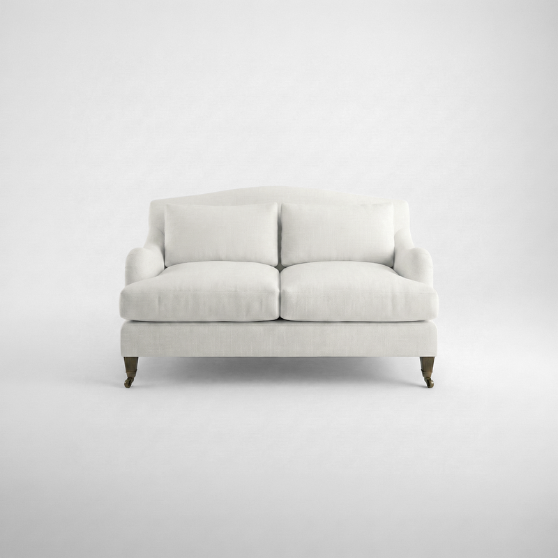 Felix 2 seater sofa in Cotton Linen Cool Coconut