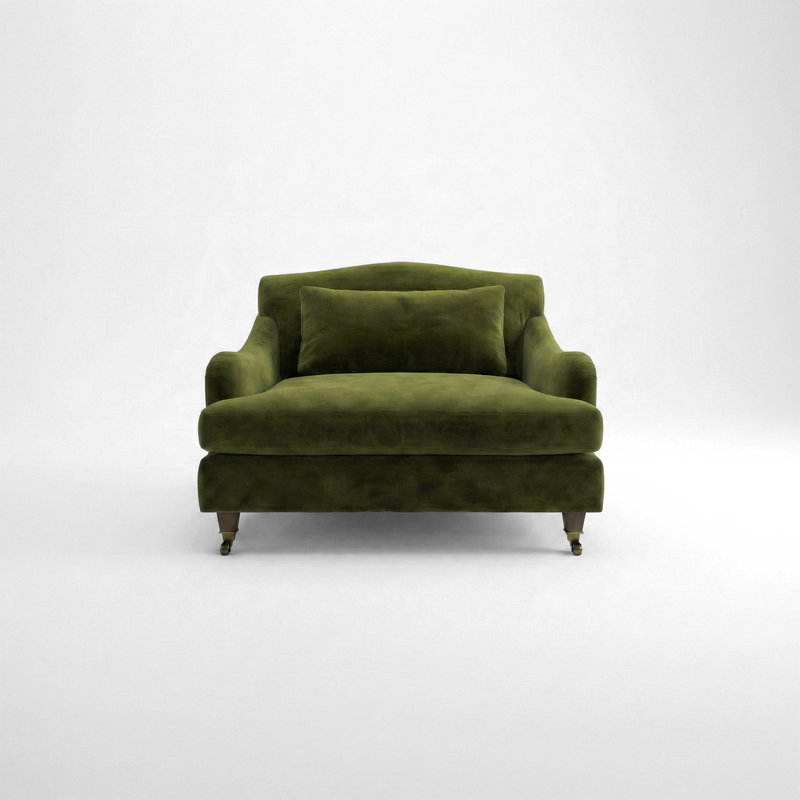 Felix Loveseat in Pelham Moss Velvet