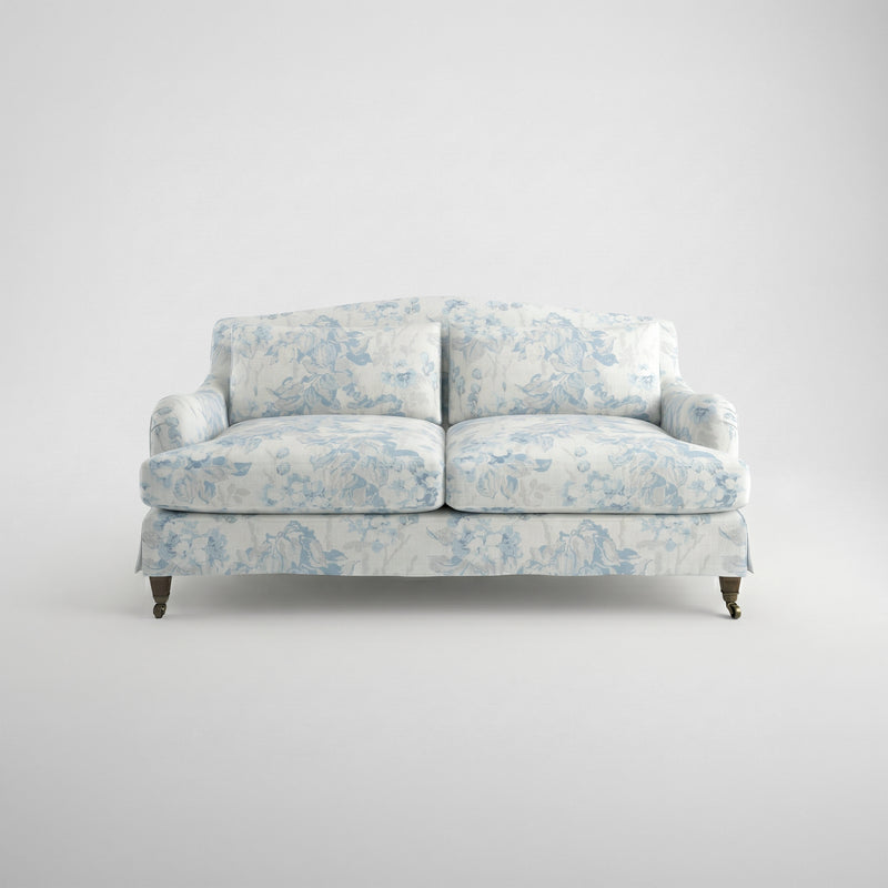 Felix Loose Cover 2.5 Seater Sofa in Midsummer Faded Blue - Made to Order