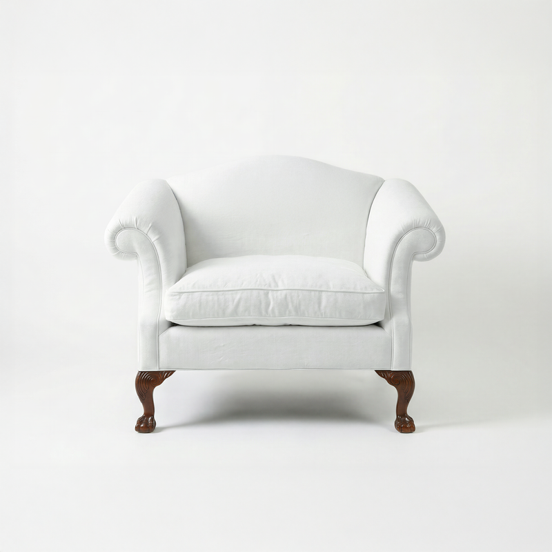 Henrietta Armchair in Customer's Own Material - Made to Order