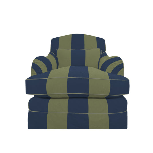 Felix Armchair in Woodland Stripe