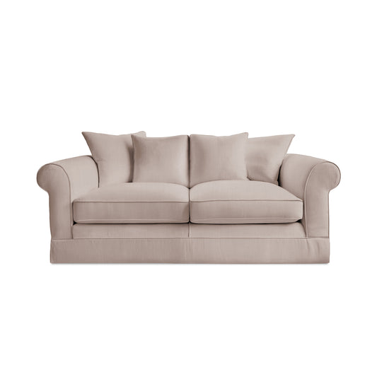 Salthrop Medium Sofa with Scatter Cushion in Beatrice Barley