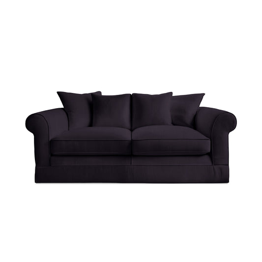 Salthrop Medium Sofa with Scatter Cushion in Beatrice Midnight
