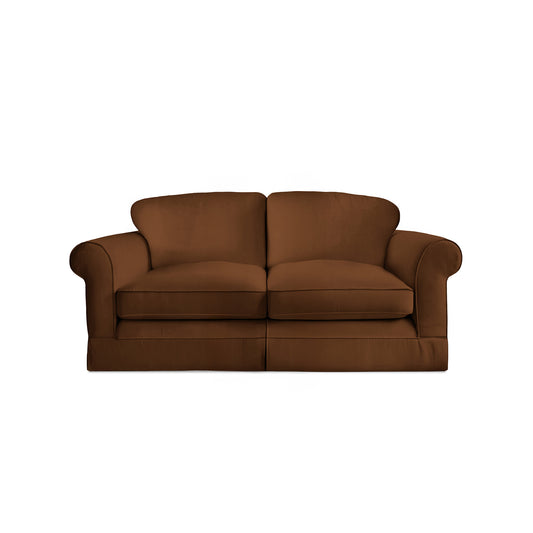 Salthrop Medium Sofa with Big Back Cushion in Beatrice Nutmeg