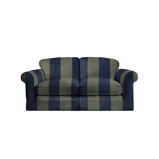 Salthrop Medium Sofa with Big Back Cushion in Woodland Stripe