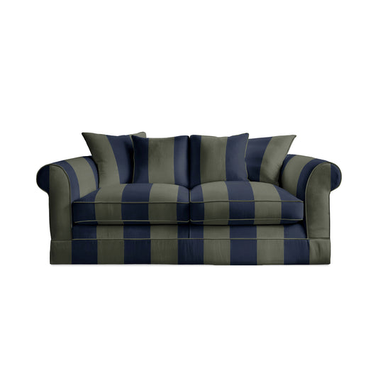 Salthrop Medium Sofa with Scatter Cushion in Woodland Stripe
