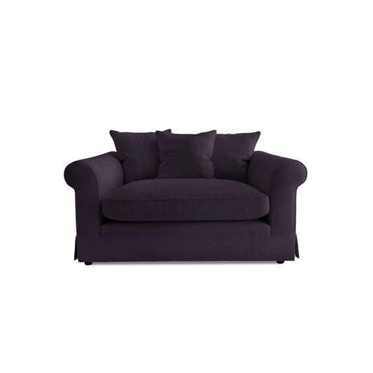 Salthrop Loveseat with Scatter Cushion in Beatrice Midnight