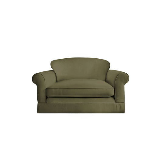Salthrop Loveseat with Big Back Cushion in Beatrice Olive