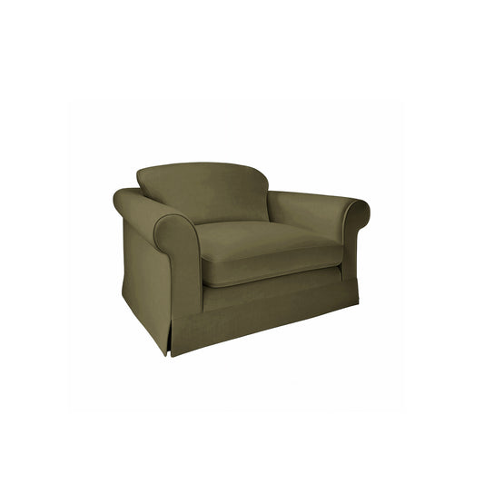 Salthrop Loveseat with Big Back Cushion in Beatrice Olive