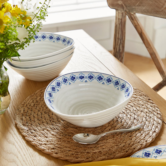 Sophie Conran Blue Cereal Bowls - Set of 4