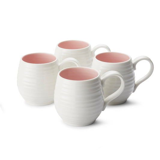 Pink Honey Pot Mug - Set of Four