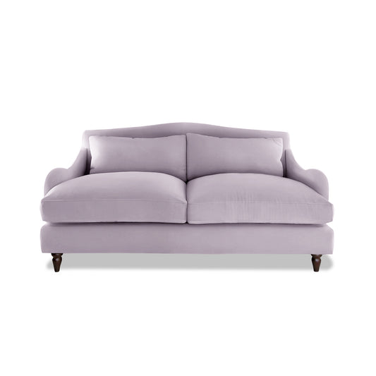 Isobel 2.5 Seater Sofa in Lilac Linen - Made to Order