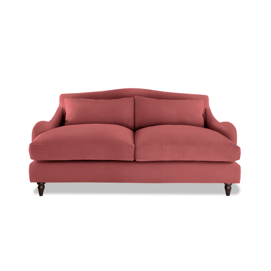 Isobel 2.5 Seater Sofa in Rouge Linen - Made to Order