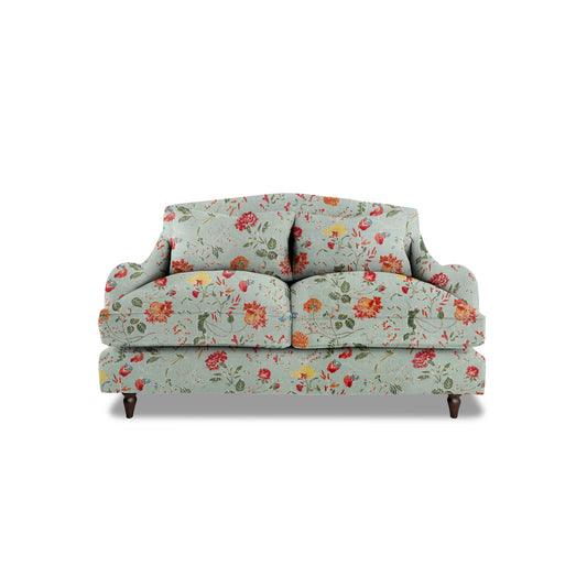 Isobel 2 seater sofa in Natural Linen Wildwood Duck Egg