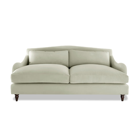 Isobel 3 Seater Sofa in Ivory Linen - Made to Order
