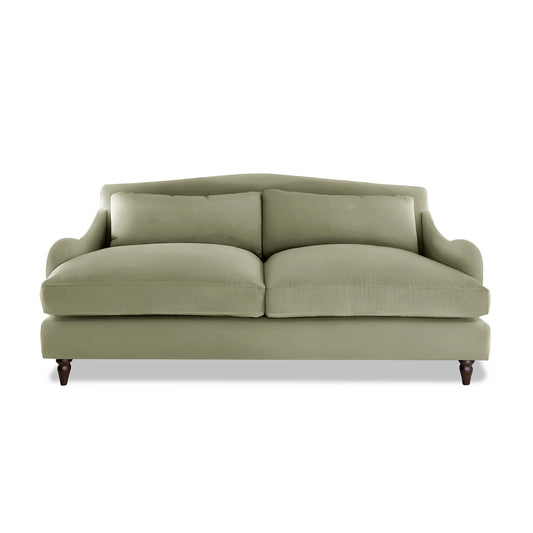 Isobel 3 Seater Sofa in Sage Linen - Made to Order