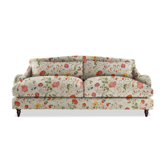 Isobel 4 seater sofa in Natural Linen Wildwood Ivory