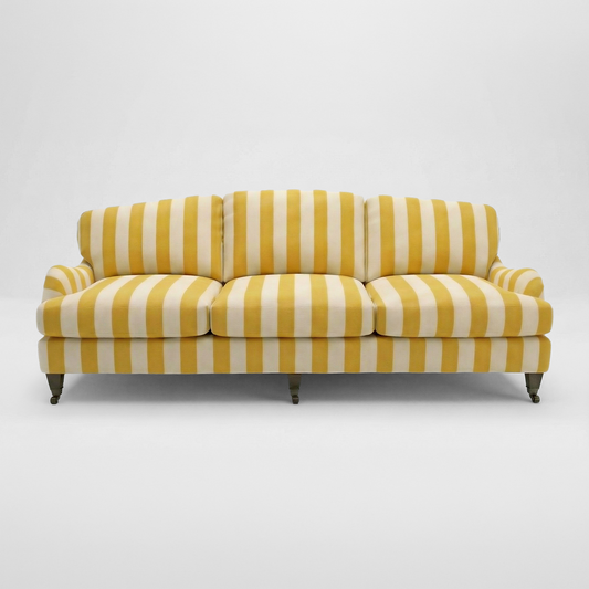 Isobel 4 seater sofa in Dandelion Stripes