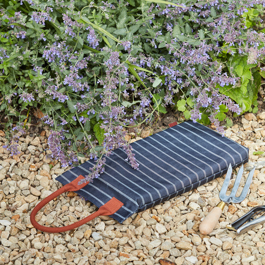 Blue Ticking Gardener’s Kneeler