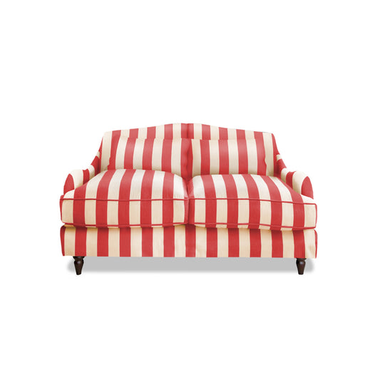 Isobel 2 seater sofa in Petunia Stripes