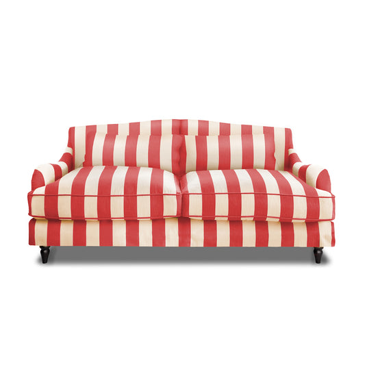 Isobel 3 seater sofa in Petunia Stripes