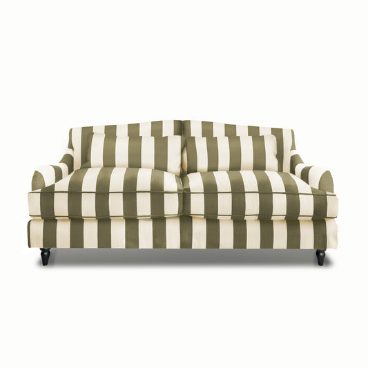 Isobel 3 seater sofa in Spring Green Stripes