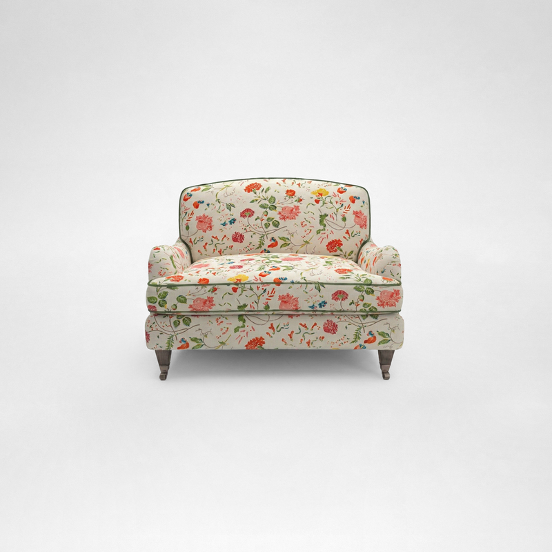 Isobel Loveseat with Big Back Cushion in Wildwood Ivory