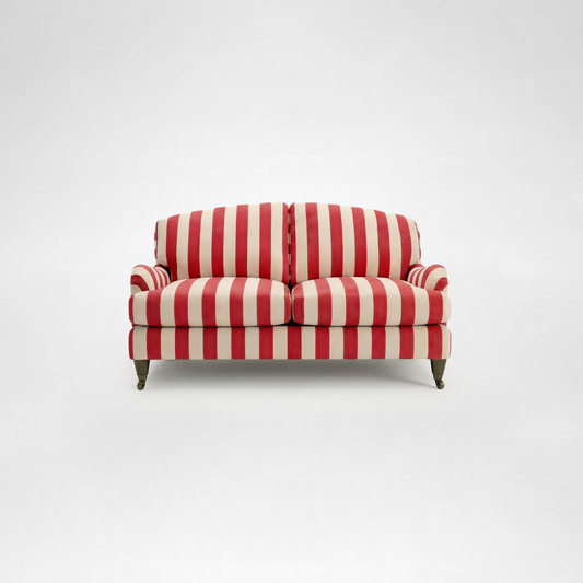 Isobel 2 seater sofa with Big Back Cushion in Petunia Stripe
