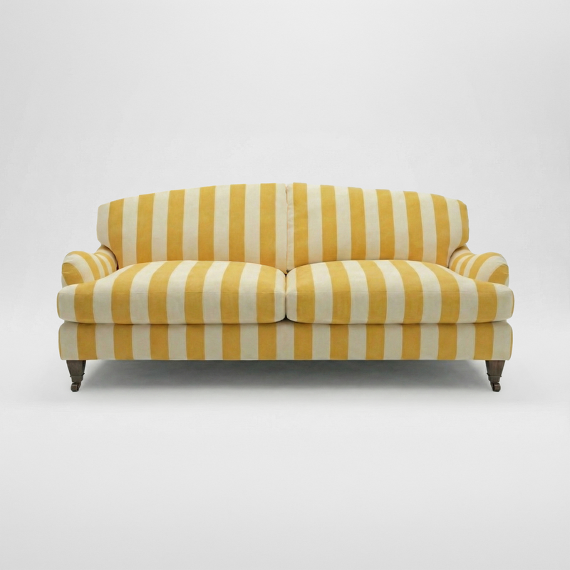 Isobel 3 seater sofa in Dandelion Stripes
