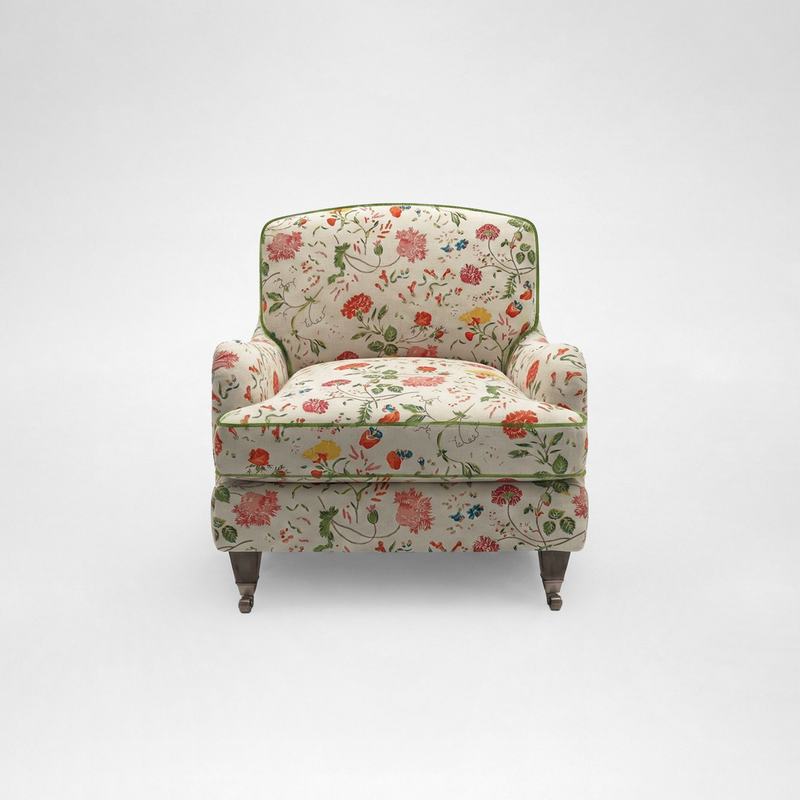 Isobel Armchair with Big Back Cushion in Wildwood Ivory