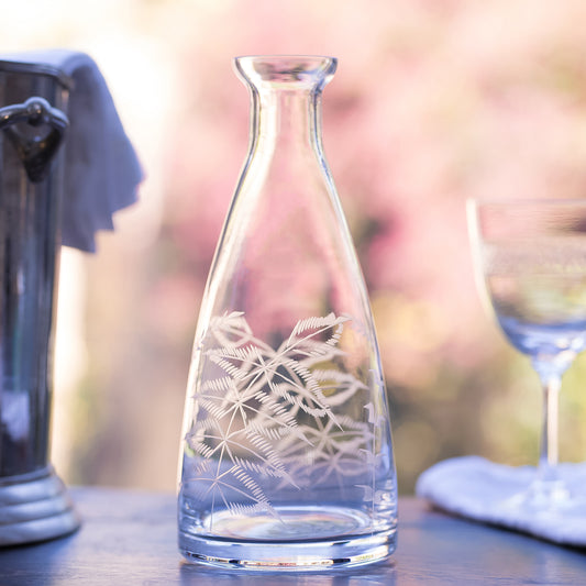 Table Carafe with Fern Design by Vintage List