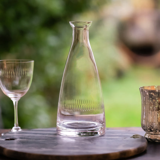 Table Carafe with Spears Design by Vintage List