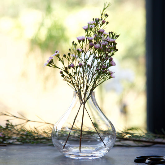 Vase with Stars Design by Vintage List