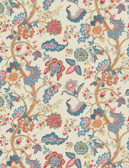 English Garden - Kitty - Indian Summer Fabric Sample
