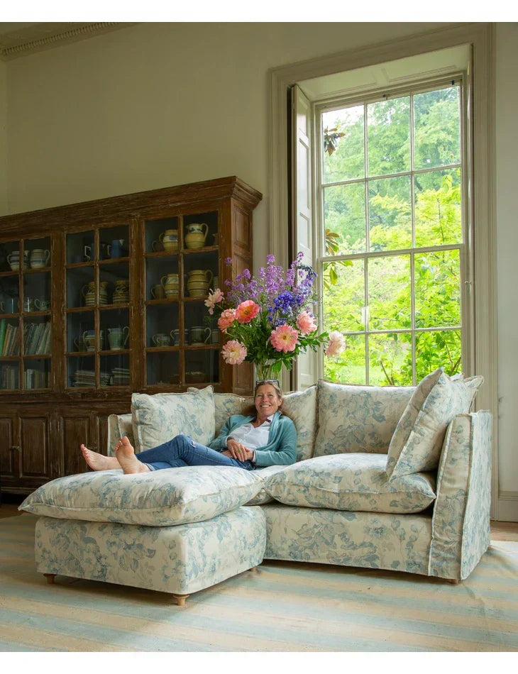 Midsummer Faded Blue: A Timeless Floral for Every Home