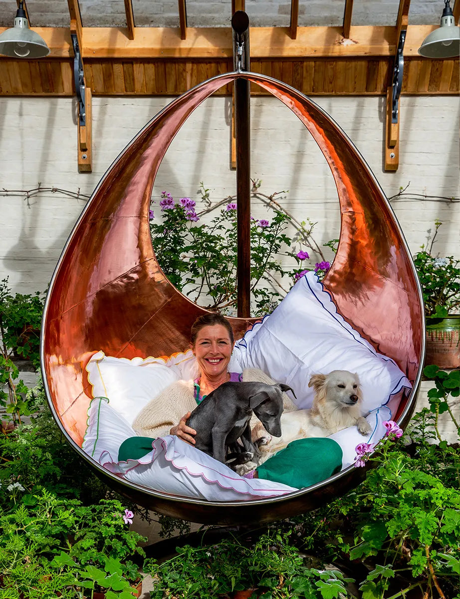 Copper hanging chair hotsell