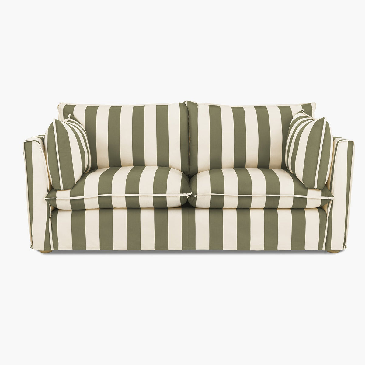 Cocobella 2.5 Seater Sofa in Spring Green Stripe