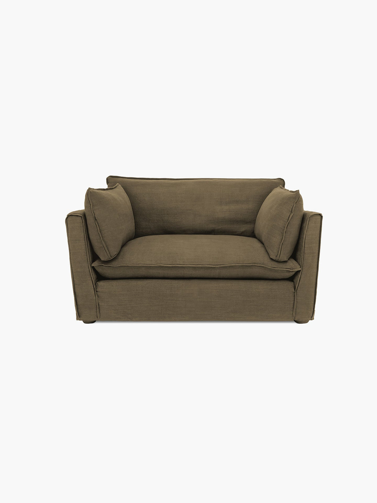 Cocobella Loveseat in Beatrice Olive