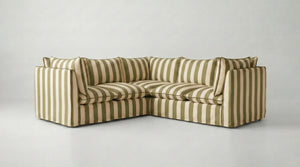 Coco 3x3 Modular Sofa in Customer's Own Material - Made to Order